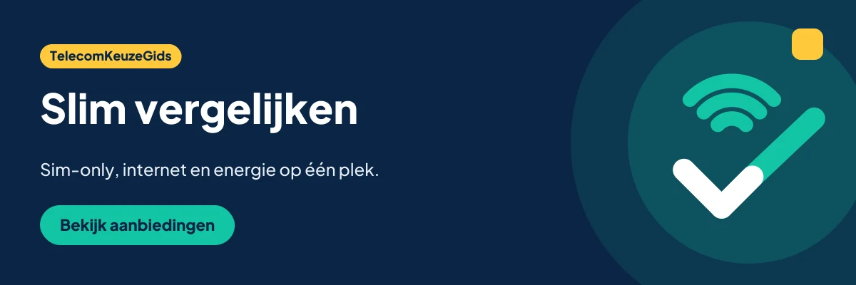 TelecomKeuzeGids – Slim vergelijken: sim-only, internet en energie op één plek. Bekijk aanbiedingen.